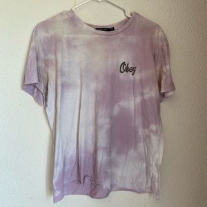 Obey tie dye tee